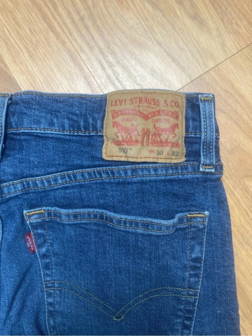 Men’s Levi’s 510 skinny 30 waist 32 length EUC